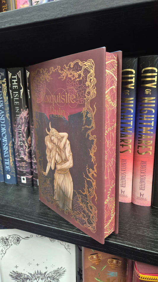 Exquisite Ruin by AdriAnne May | SIGNED OwlCrate Exclusive Edition | Sprayed Edges | Dark Romantasy