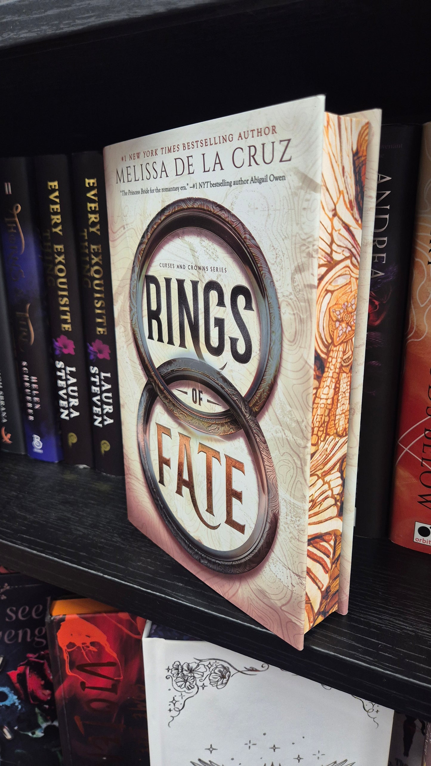 Rings of Fate by Melissa de la Cruz | Deluxe Limited Edition Hardback | Sprayed Edges | Romantasy