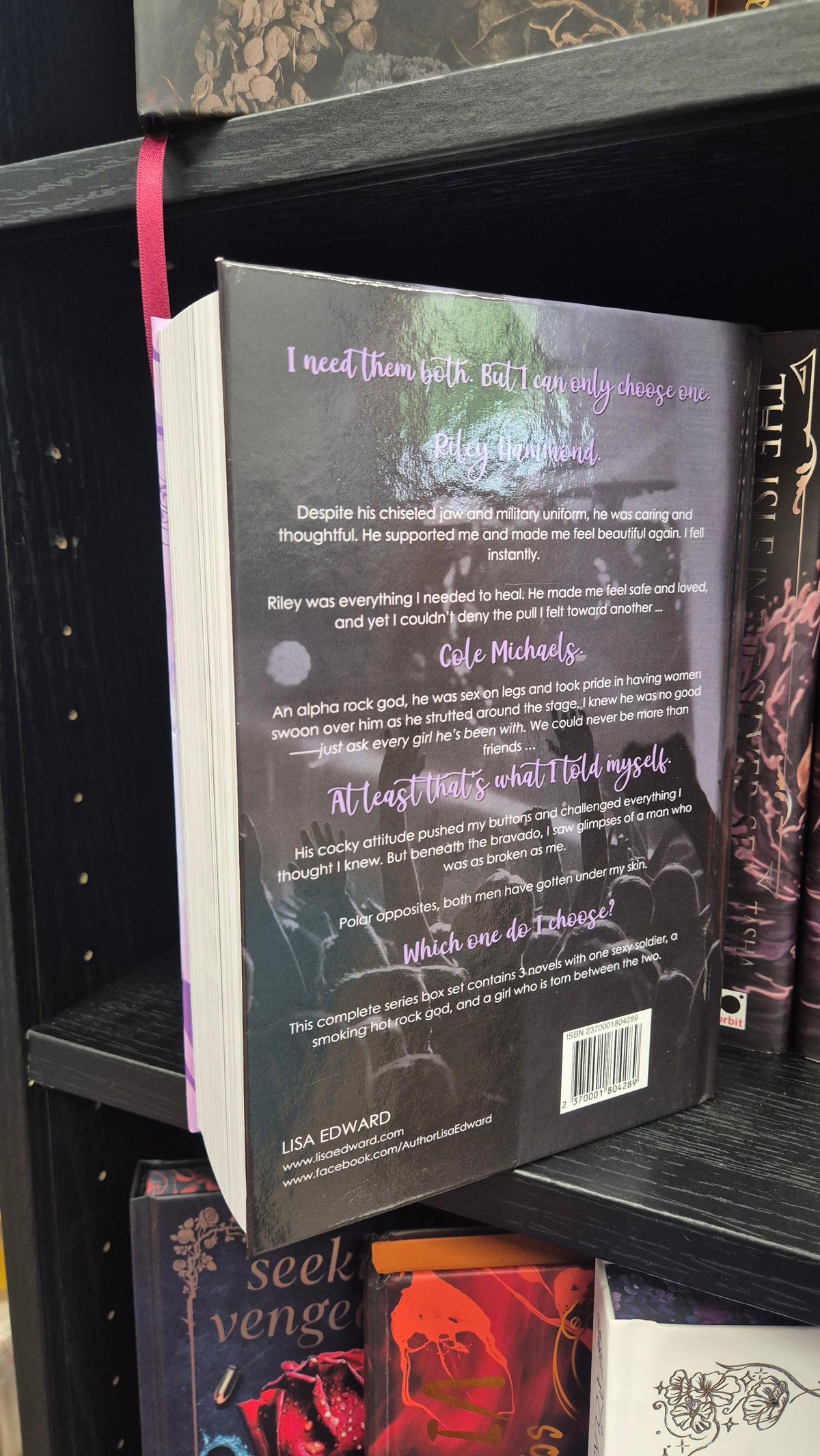 Songbird Trilogy Box Set by Lisa Edward | SIGNED & PERSONALISED Omnibus Hardback | Complete 3-Book Rock Star Romance