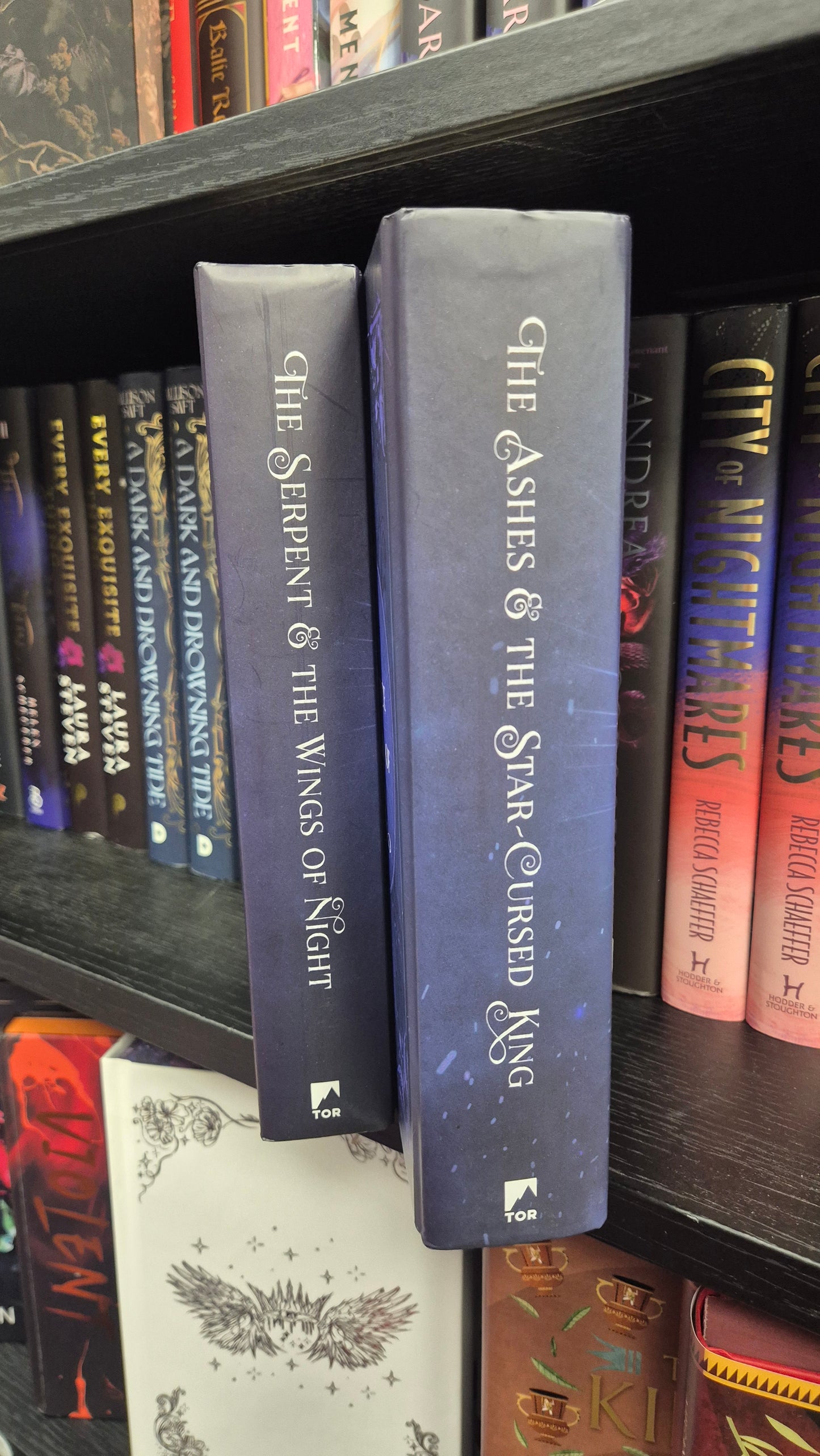 The Serpent & the Wings of Night + The Ashes & the Star-Cursed King by Carissa Broadbent | Special Edition Hardback Duet | Stencilled Edges