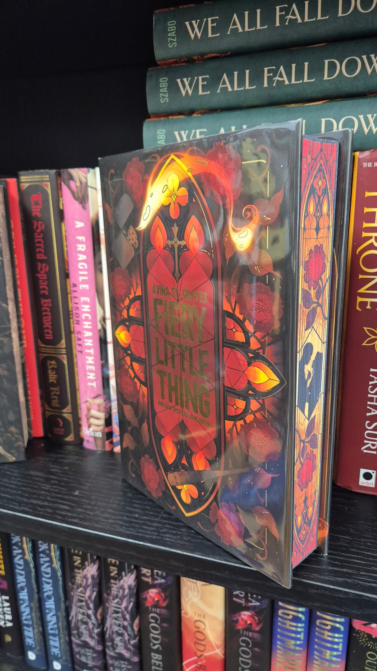 Fiery Little Thing by Avina St. Graves | Special Edition Hardback | Sprayed Edges & Illustrated Pages