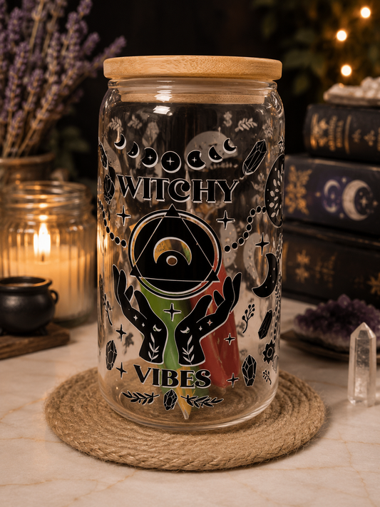 🔮✨ Witchy Vibes Glass Jar Gift Set ✨🔮