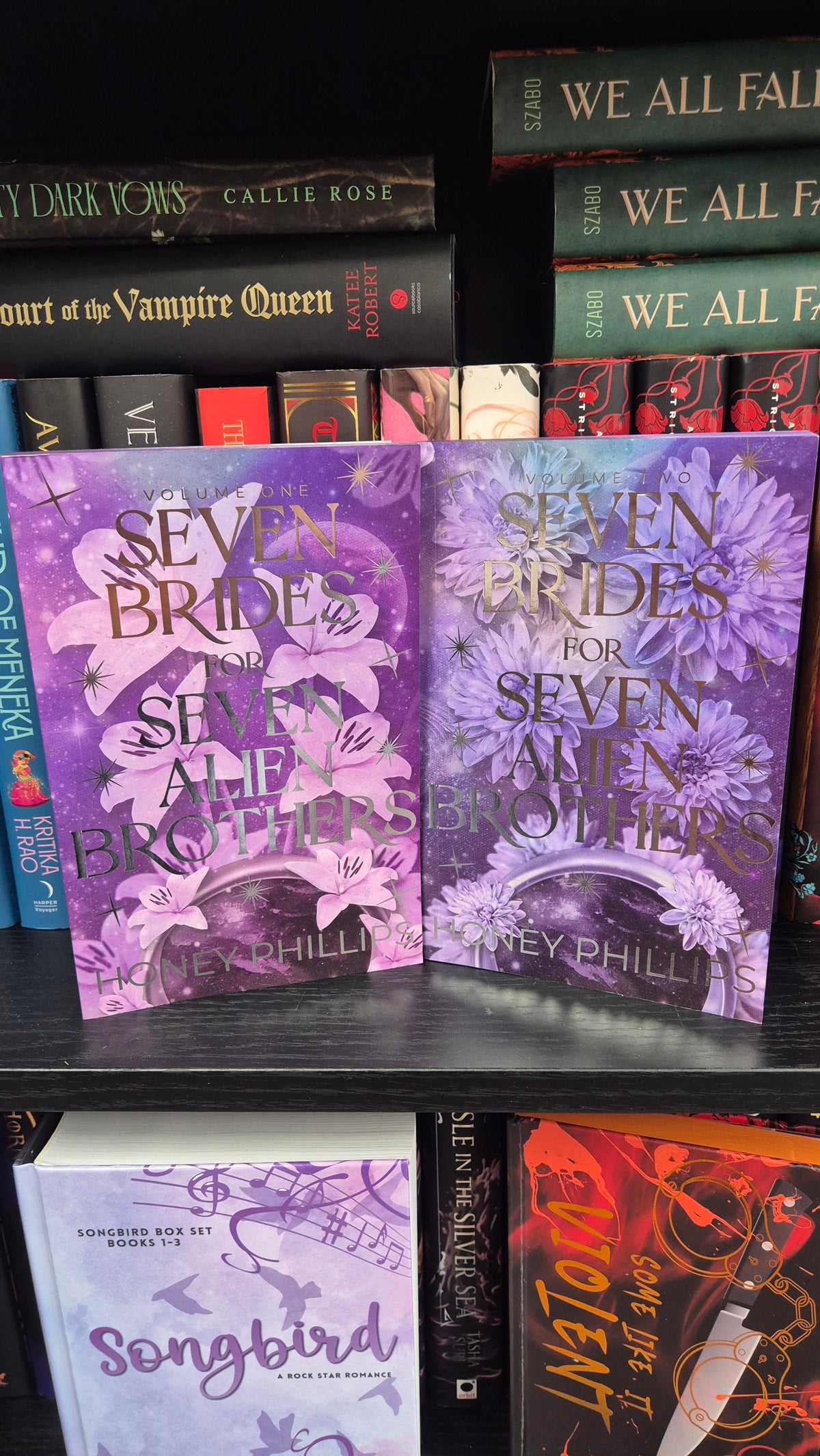SIGNED EXCLUSIVE EDITION – Seven Brides for Seven Alien Brothers Volumes 1 & 2 by Honey Phillips | Complete Special Edition Set