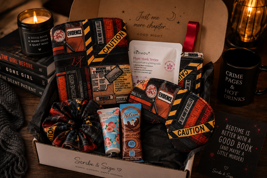 Bedtime Book Box | The Killer Night In | Handmade Thriller Book Box