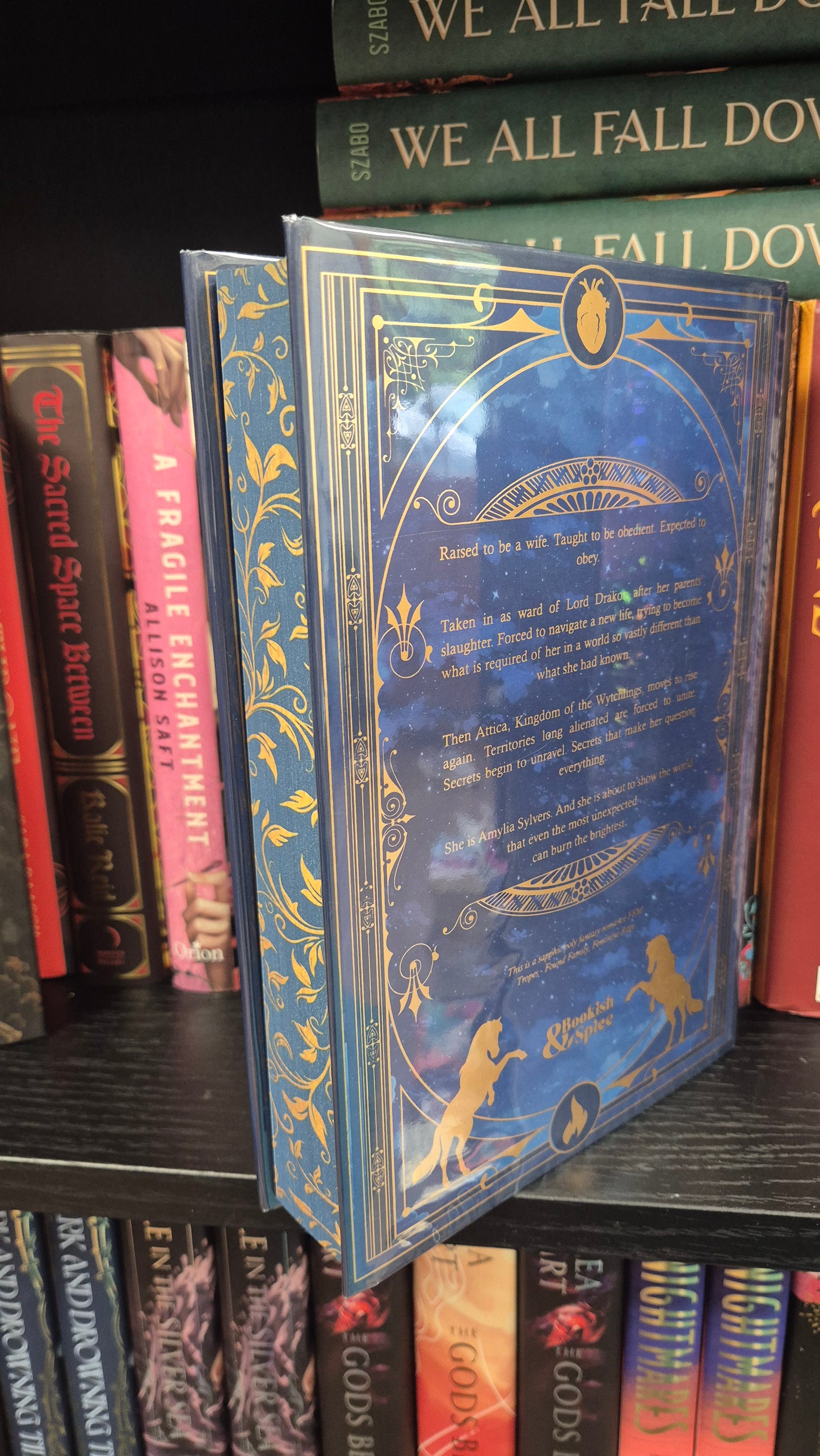 Hellacle Rising by C.C. Davie | SIGNED Bookish & Spice Exclusive Edition | Sprayed Edges | Hardback