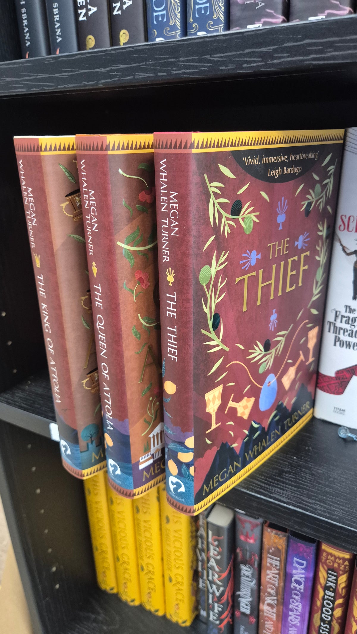 The Queen’s Thief Books 1–3 by Megan Whalen Turner | FairyLoot Exclusive Special Edition Hardback Set