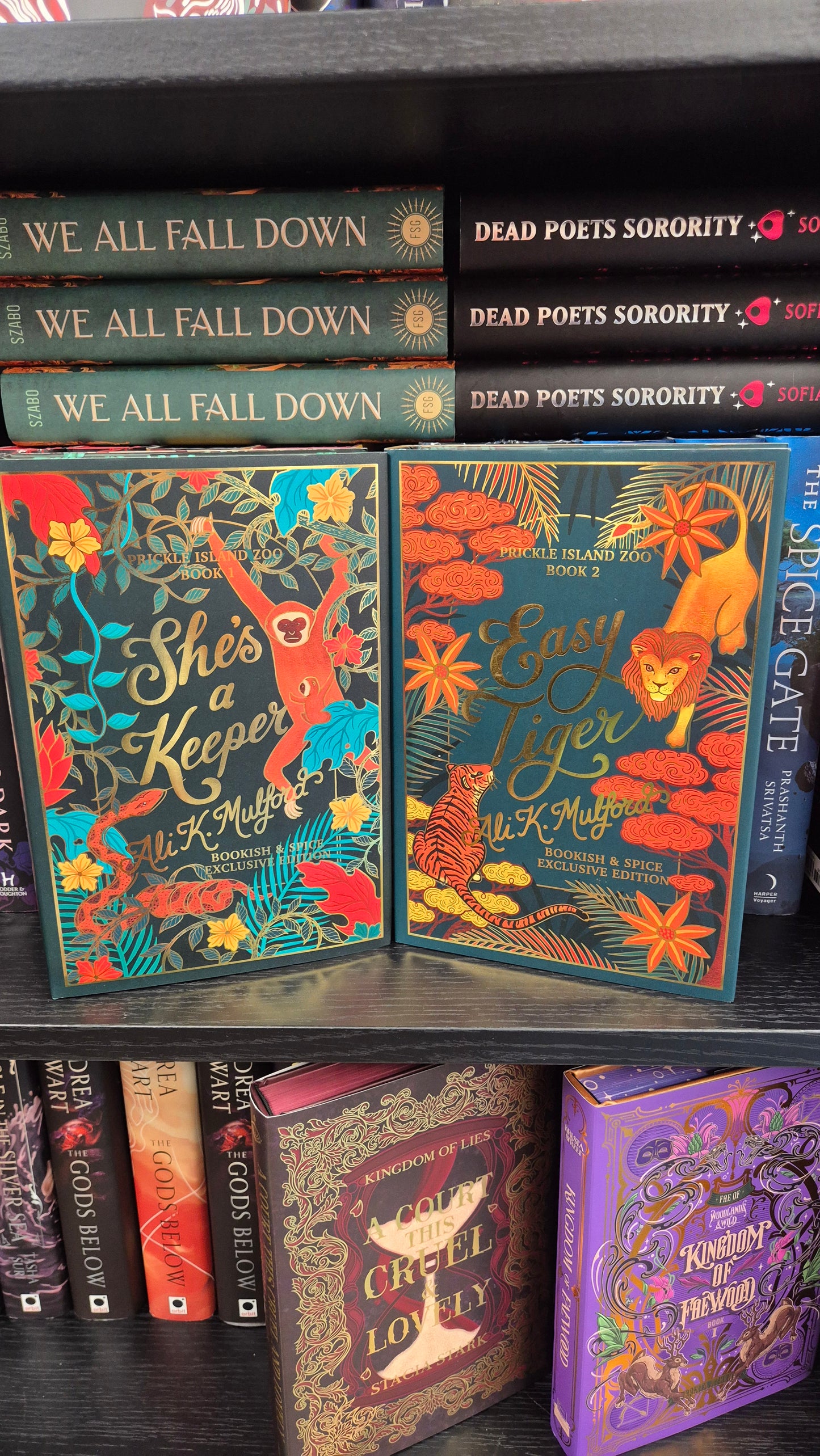 Ali K. Mulford – She’s a Keeper & Easy Tiger | Bookish & Spice Exclusive Special Edition Set | Prickle Island Zoo #1 & #2