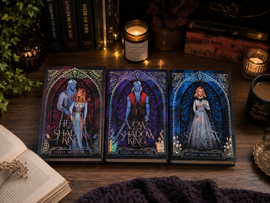 Illumicrate Exclusive – Bride of the Shadow King Trilogy by Sylvia Mercedes | Complete 3 Book Hardcover Set | Sprayed Edges
