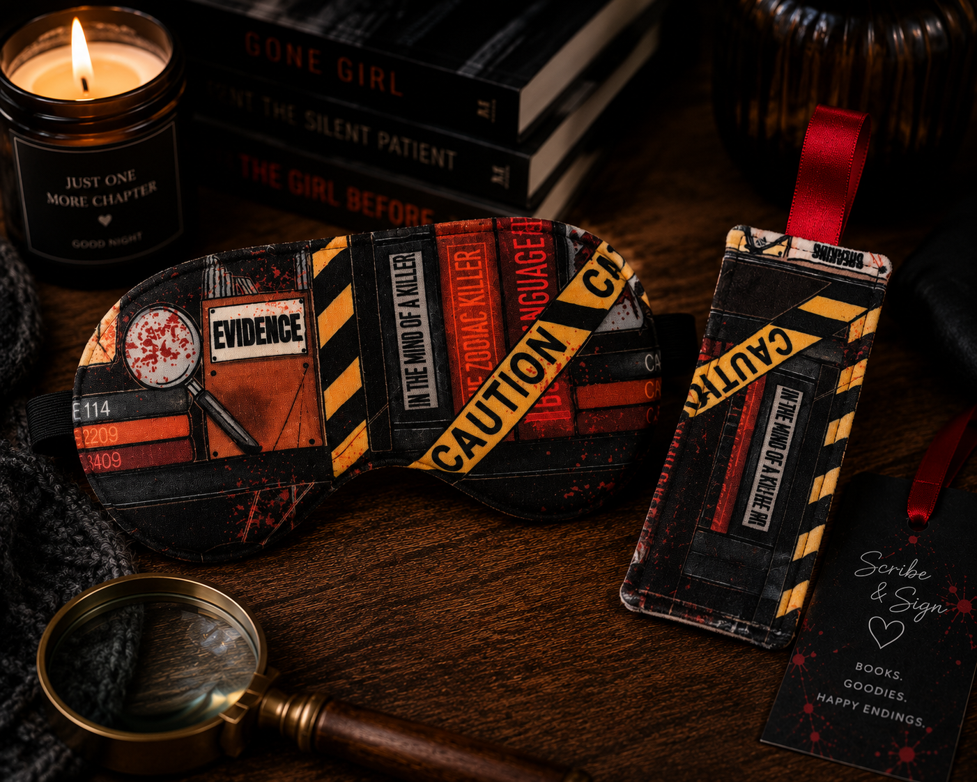 Bedtime Book Box | The Killer Night In | Handmade Thriller Book Box