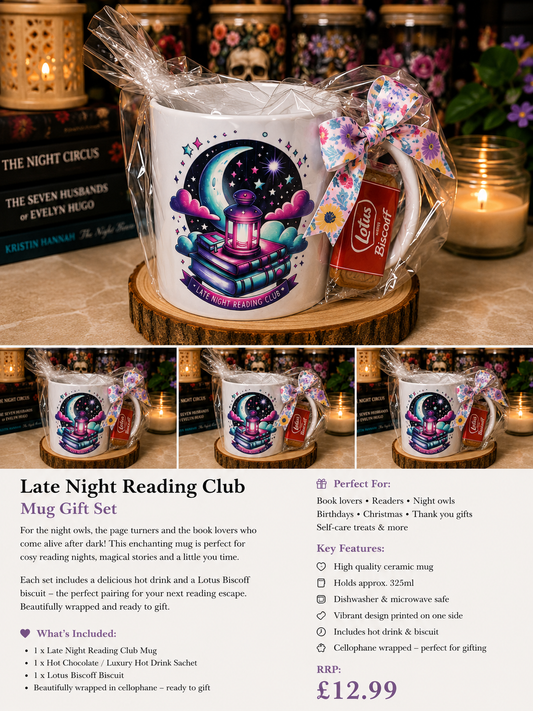 Late Night Reading Club Mug Gift Set
