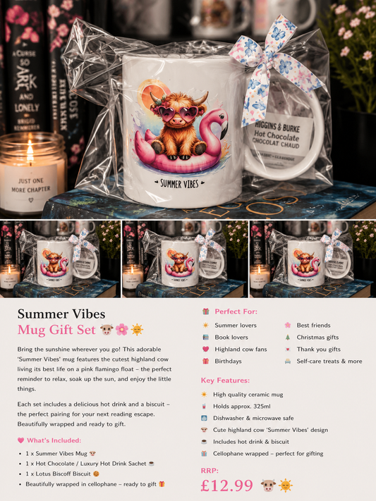 🐮🌸☀️ Summer Vibes Mug Gift Set