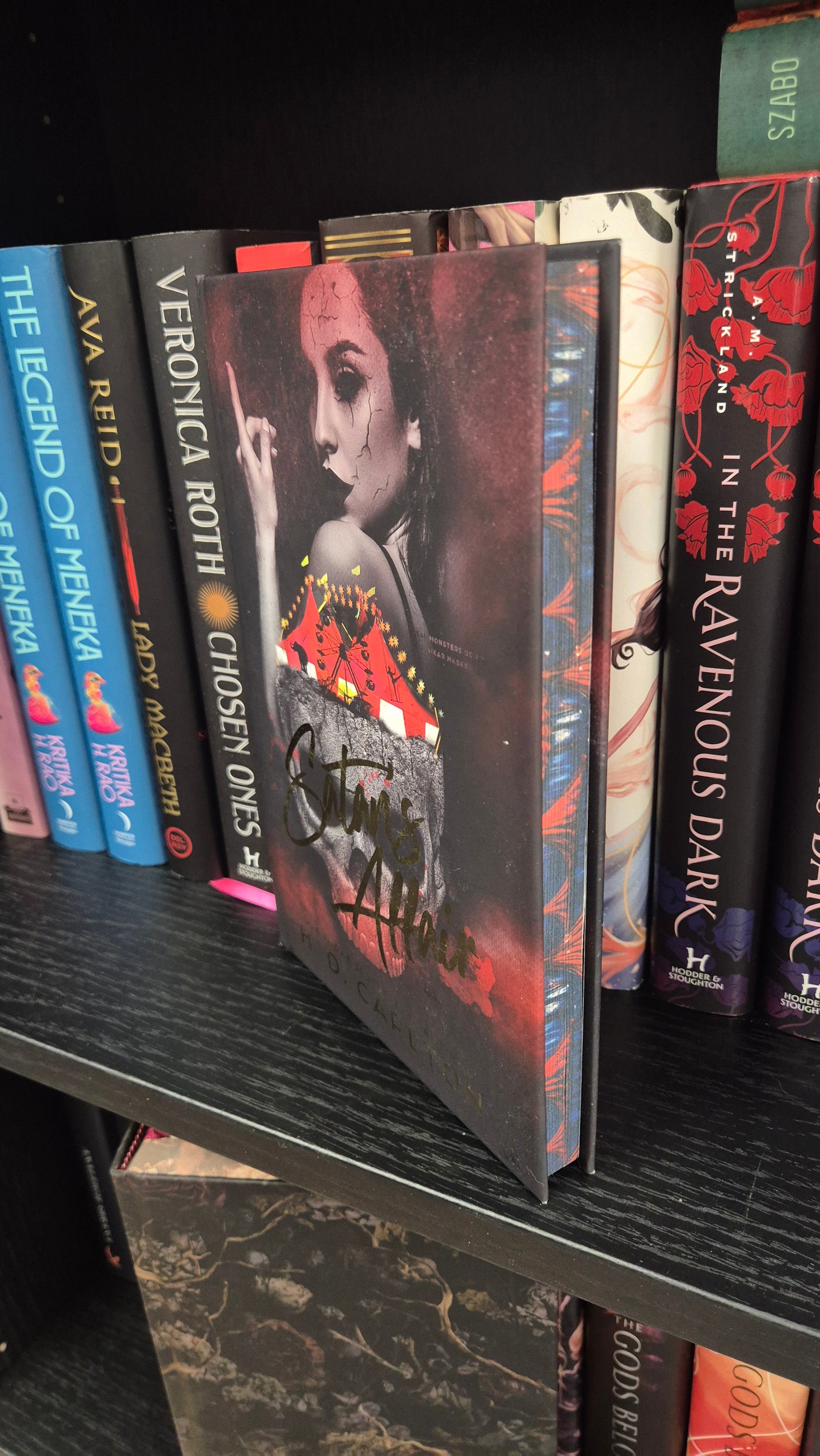 Satan’s Affair by H.D. Carlton – RARE First Edition Special Edition Hardback | Illustrated Edges