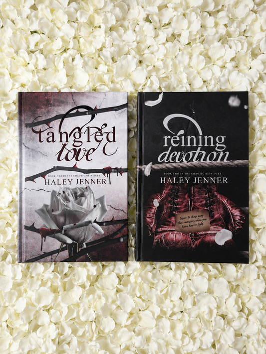 Haley Jenner Chaotic Rein Duet | Romance Cartel Exclusive Hardback Set | Sprayed Edges | Dark Romance