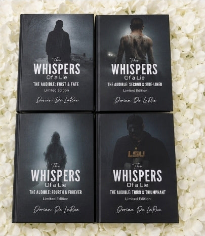 Dorian De LaRue – The Whispers of a Lie: The Audible Limited Edition Hardback Collection | Complete Books 1–4 Set
