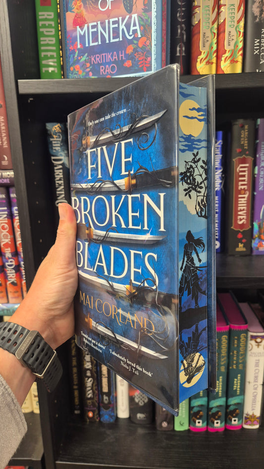 Five Broken Blades - Mia Corland - Signed First Edition