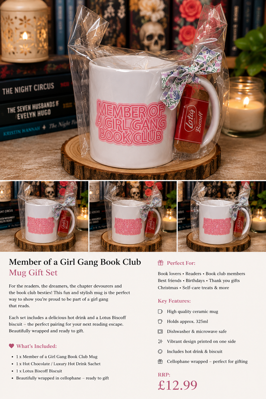 Member of a Girl Gang Book Club Mug Gift Set