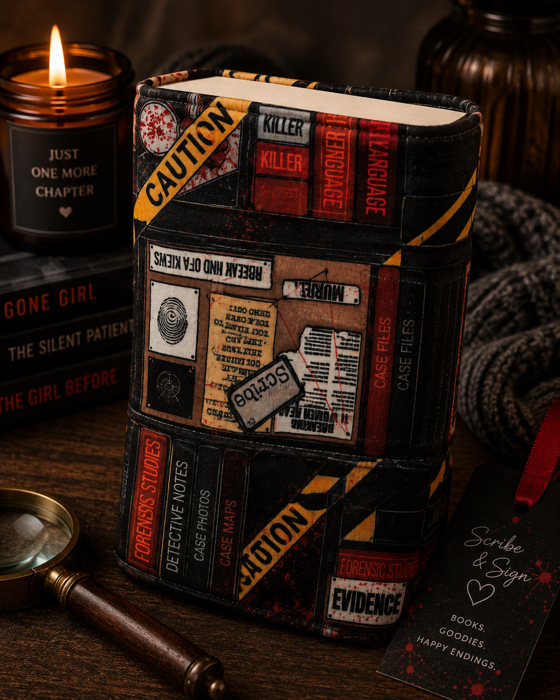 Bedtime Book Box | The Killer Night In | Handmade Thriller Book Box