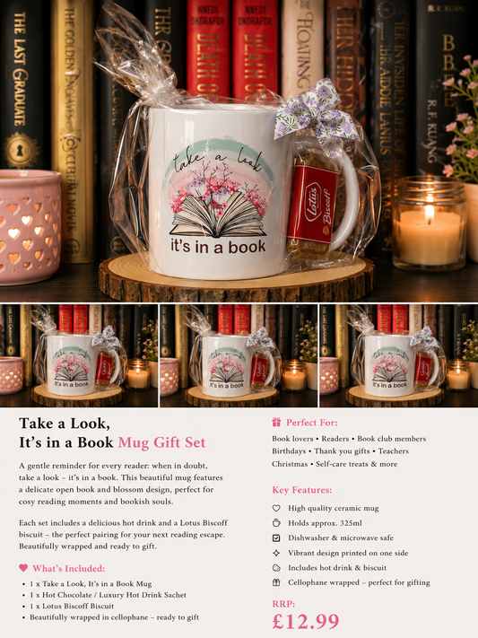 Take a Look, It's in a Book Mug Gift Set