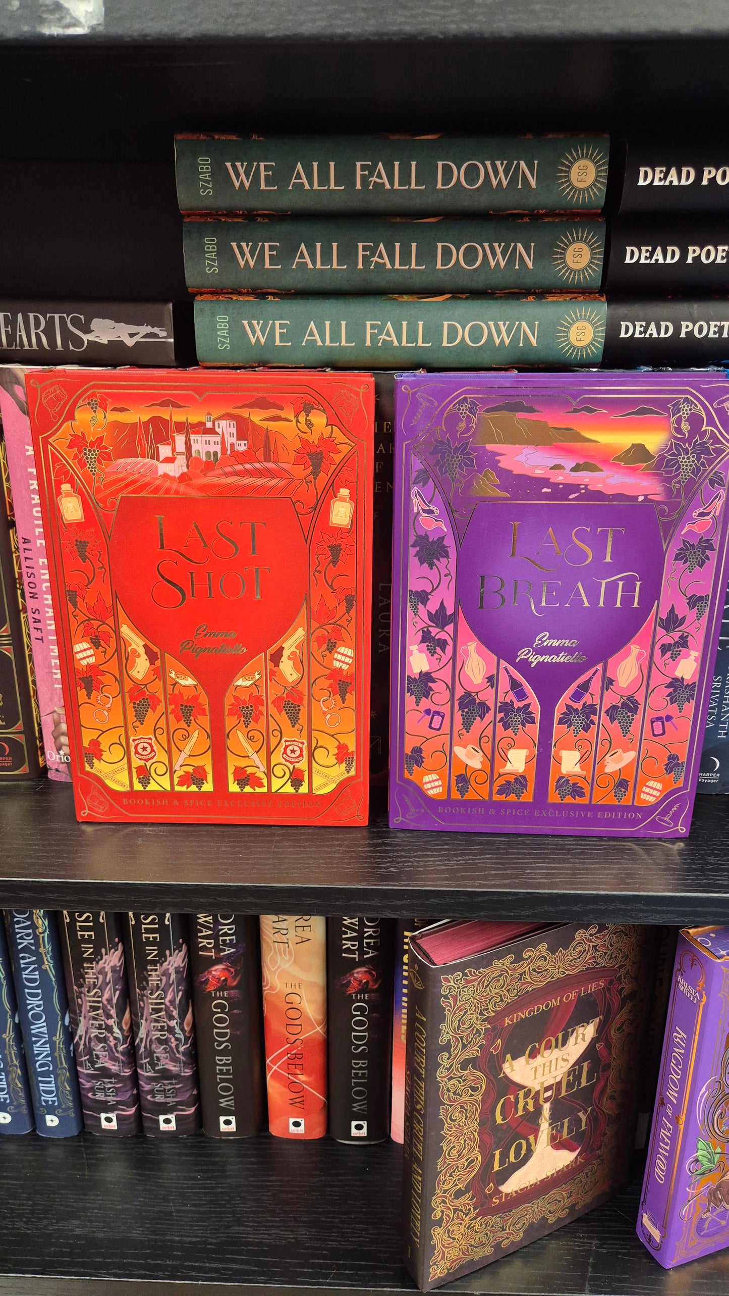 Emma Pignatiello – Last Shot & Last Breath | Bookish & Spice Exclusive Special Edition Set | Blood Wine Dynasty #1 & #2