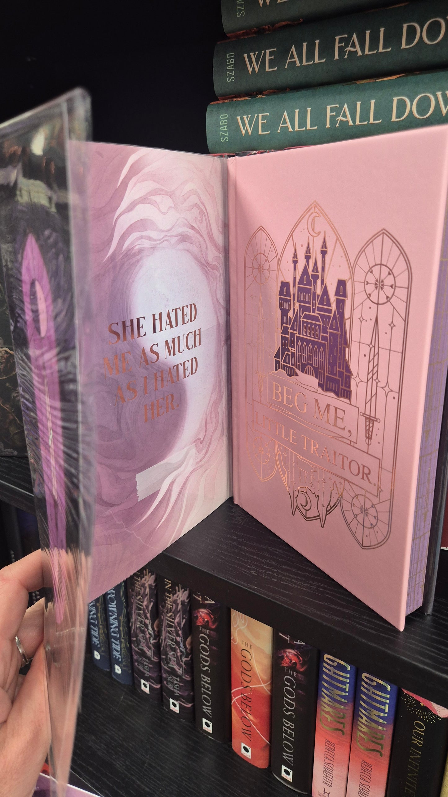 The Veiled Kingdom by Holly Renee | HAND SIGNED Bookish Box Luxe Edition | Sprayed Edges | Hardback