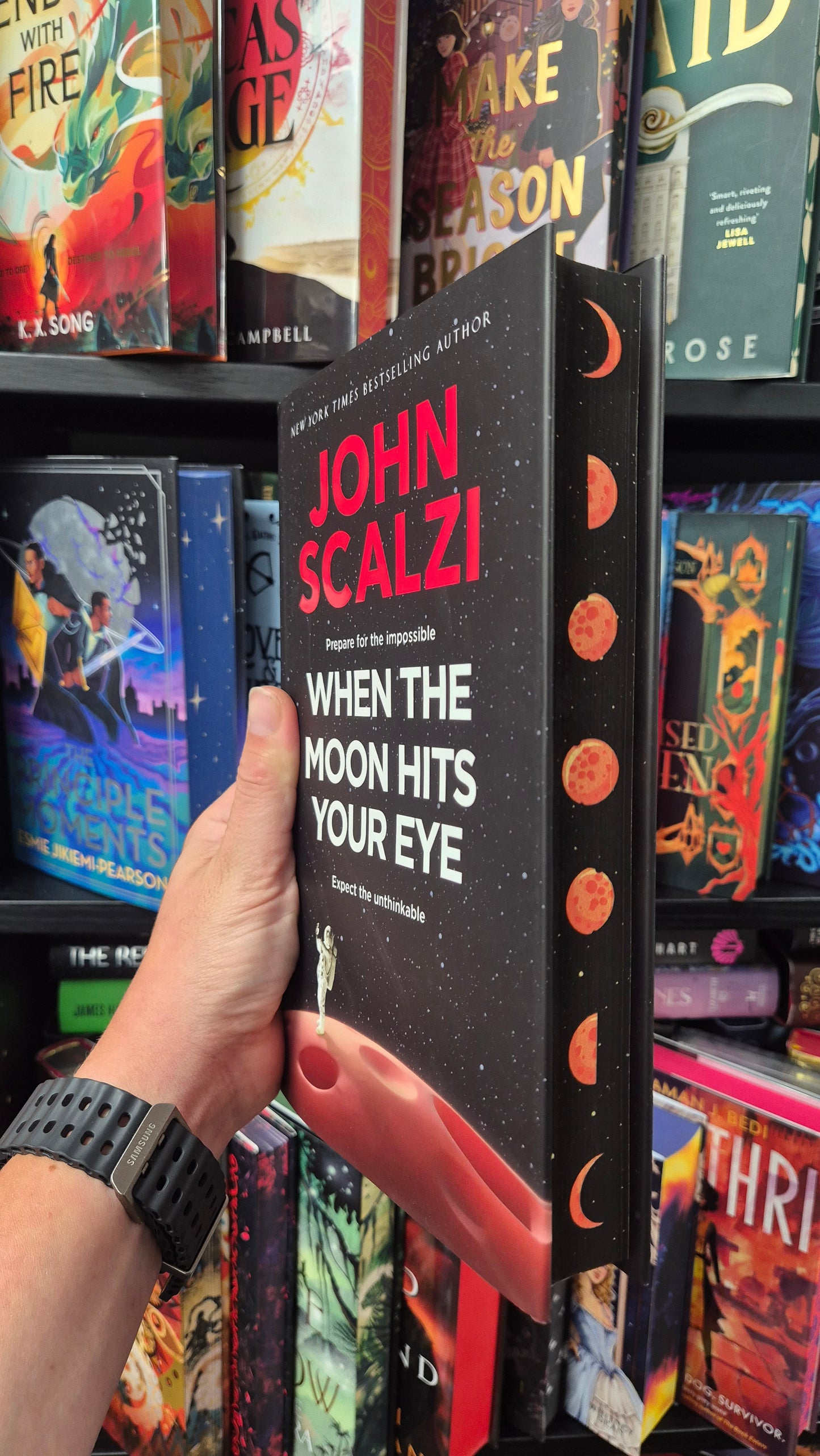 When the Moon Hits Your Eye - John Scalzi - Signed