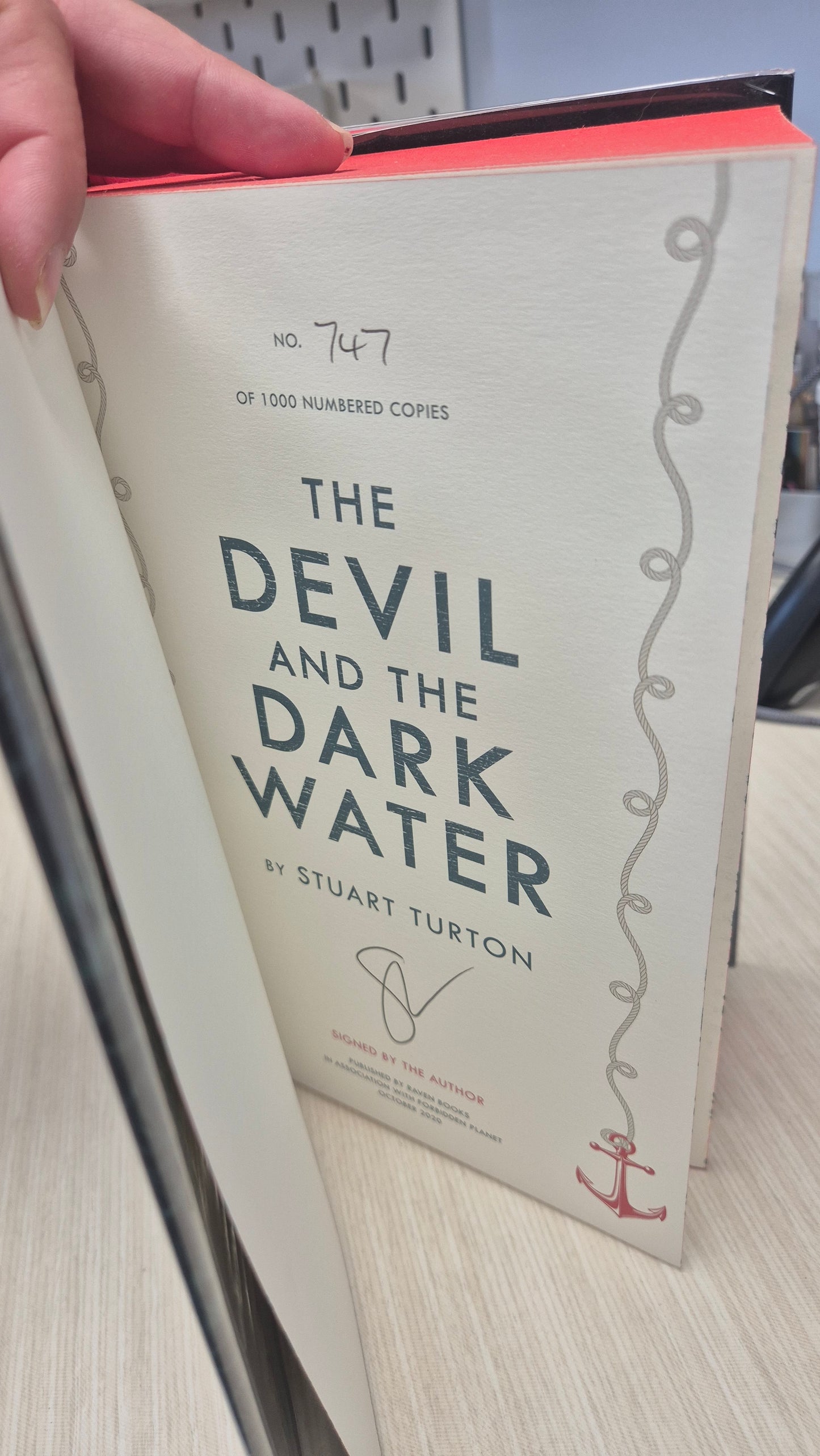 The Devil and the Dark Water - Stuart Turton - Signed First Edition
