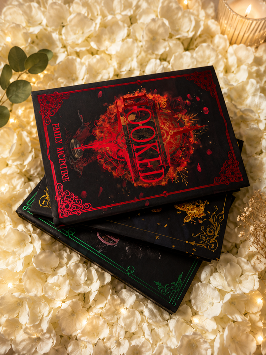 Emily McIntire Never After Fabled Exclusive Hardback Set | Hooked • Scarred • Wretched | Sprayed Edges
