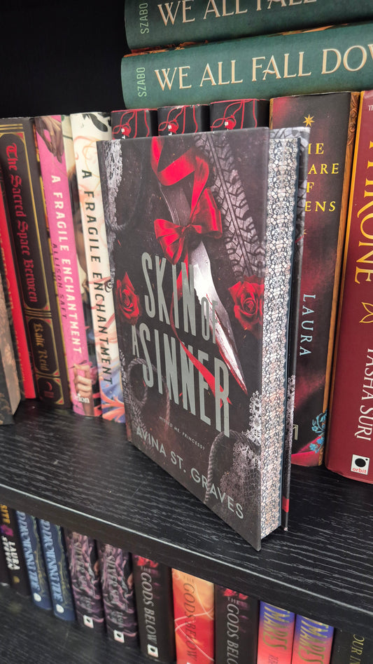 Skin of a Sinner by Avina St. Graves | Special Edition Hardback | Sprayed Edges | Dark Romance