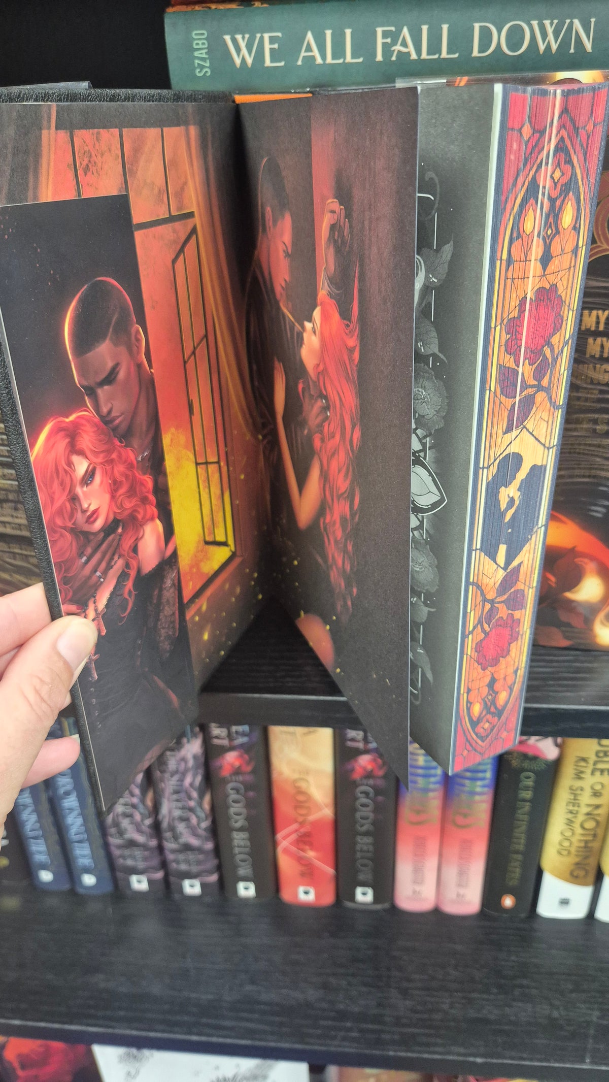 Fiery Little Thing by Avina St. Graves | Special Edition Hardback | Sprayed Edges & Illustrated Pages