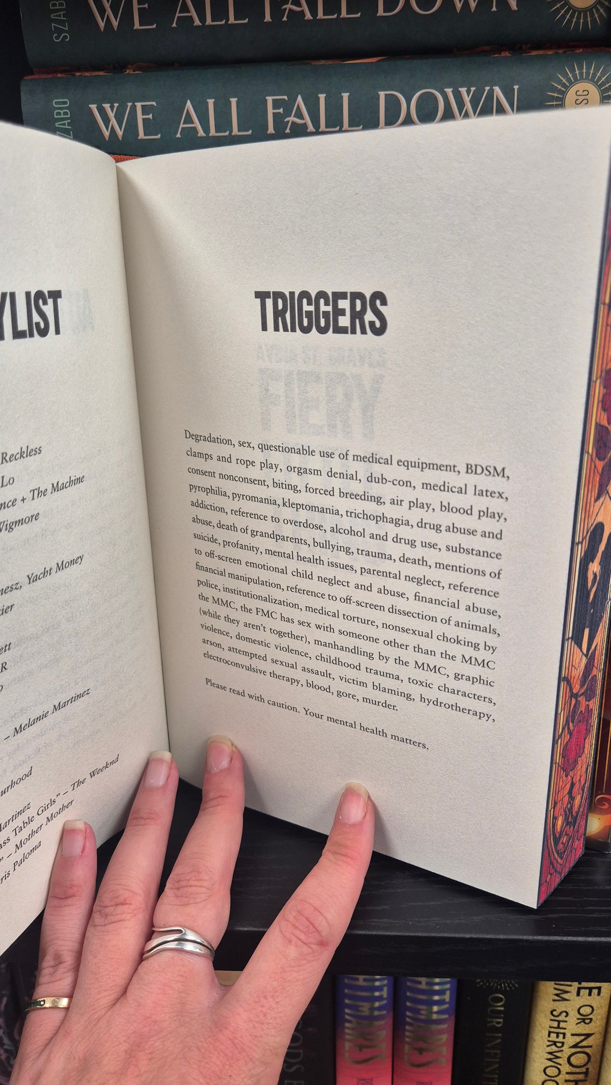 Fiery Little Thing by Avina St. Graves | Special Edition Hardback | Sprayed Edges & Illustrated Pages