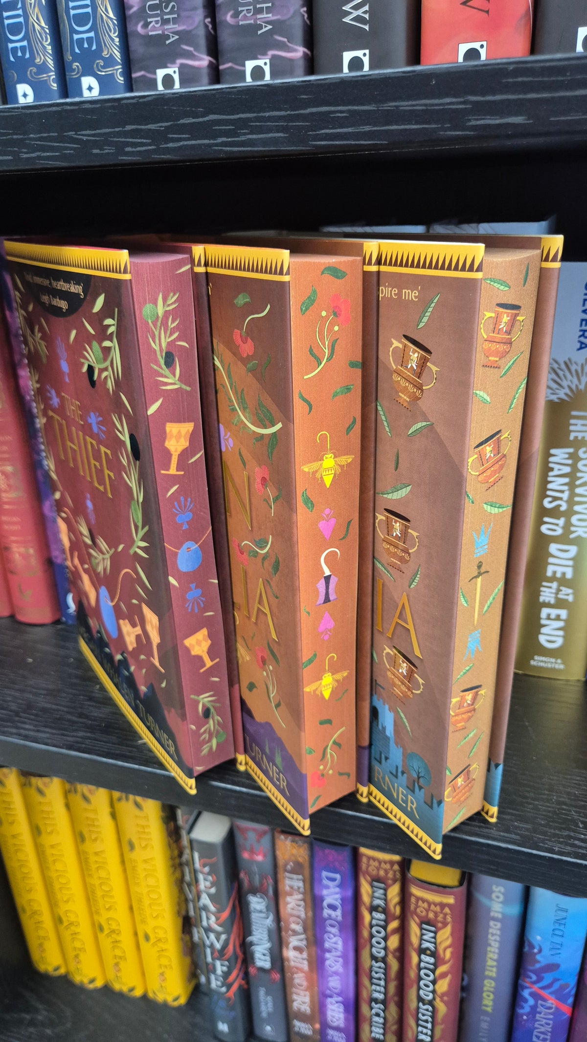 The Queen’s Thief Books 1–3 by Megan Whalen Turner | FairyLoot Exclusive Special Edition Hardback Set