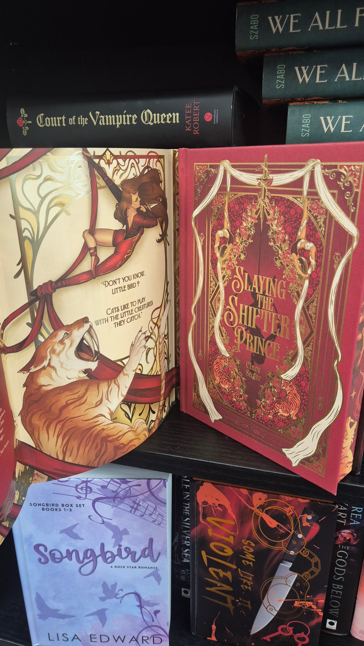Slaying the Shifter Prince |  Clare Sager | Bookish & Spice July 2025 Fantasy Romance edition