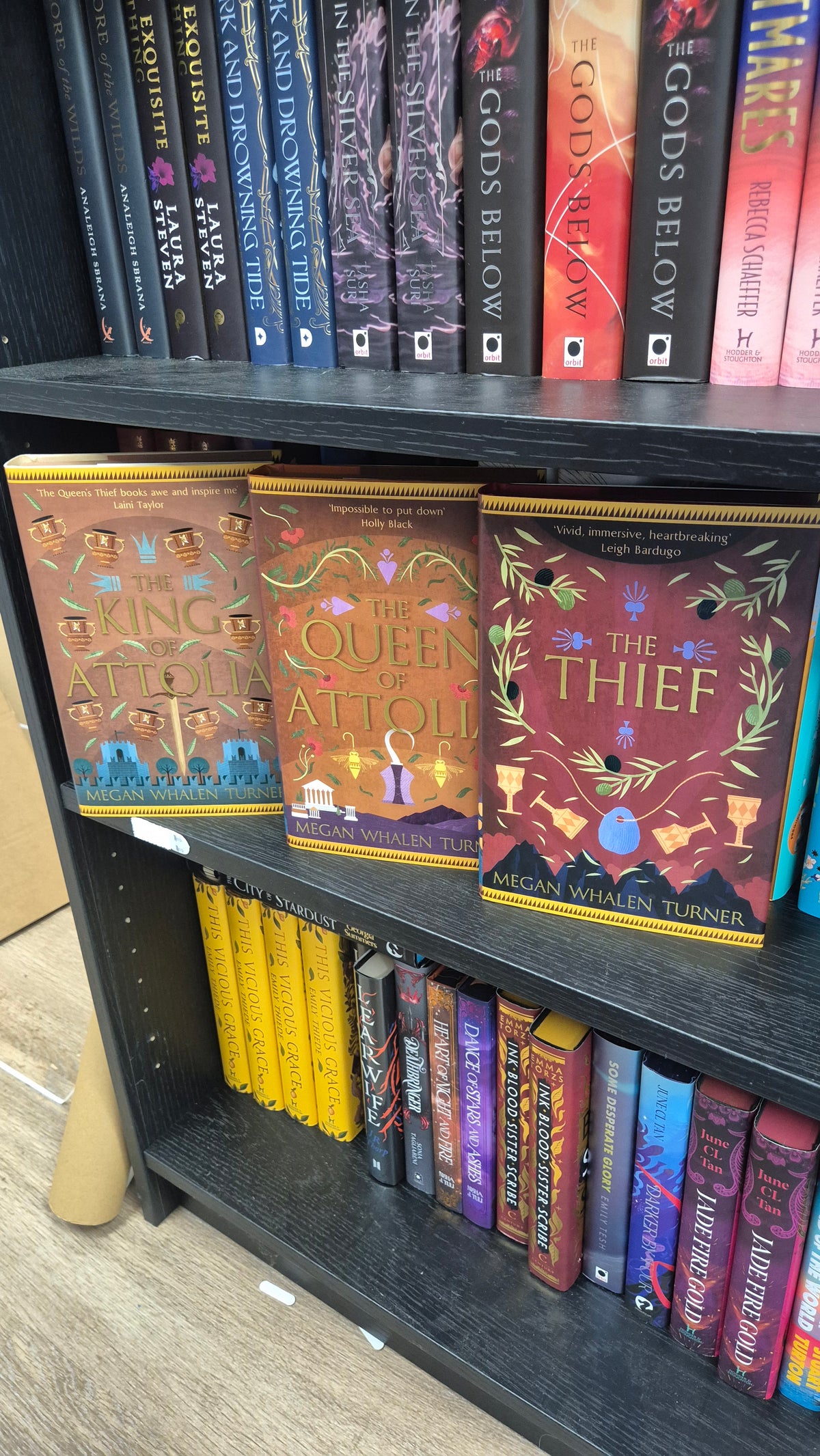 The Queen’s Thief Books 1–3 by Megan Whalen Turner | FairyLoot Exclusive Special Edition Hardback Set