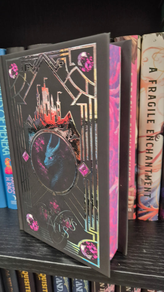 Enchantment and Iron by J. G. Gates | Special Edition Hardback | Sprayed Edges | Dragons and Aces #3
