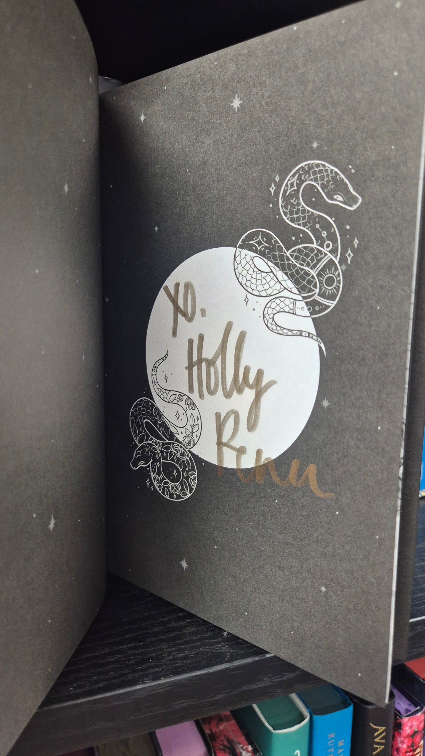 Holly Renee – Stars and Shadows Series Omnibus | Signed Exclusive Hardback | Black Pages | Sprayed Edges