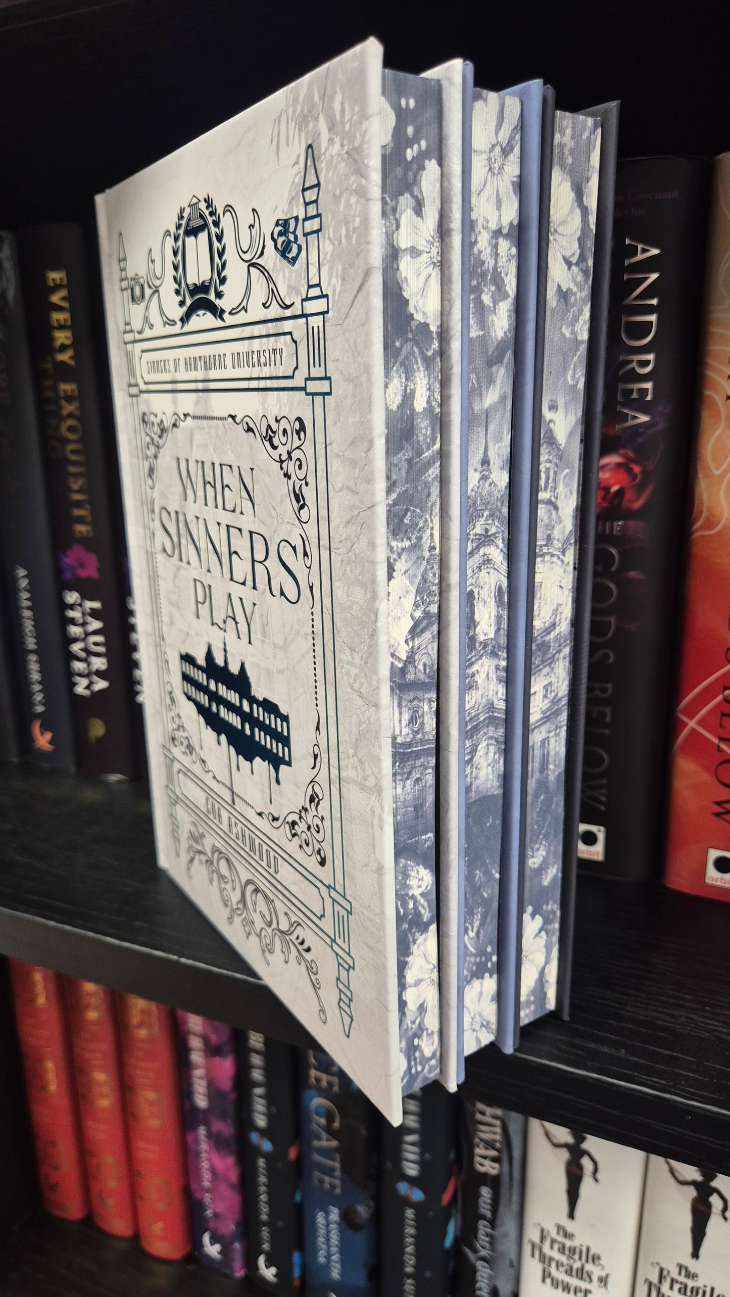 Sinners of Hawthorne University – Complete SIGNED 3 Book Set by Eva Ashwood | Dark Romance Trilogy