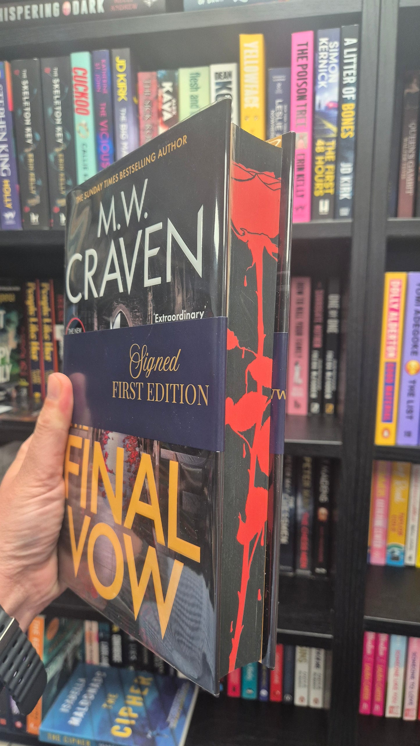 The Final Vow - MW Craven - Signed First Edition- Goldsboro Books