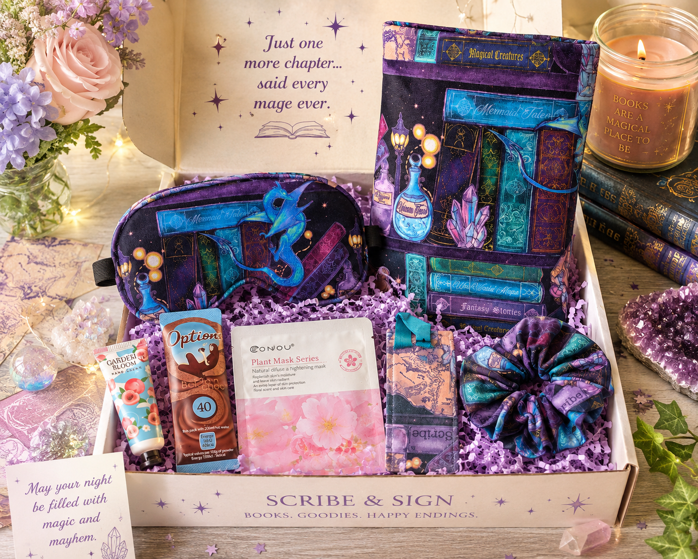 Bedtime Bookbox | The Enchanted Night In | Handmade Fantasy Book Box ✨📚