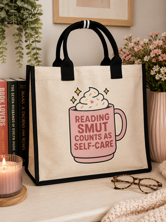 🌶️📚 Reading Smut Counts as Self-Care Tote Bag