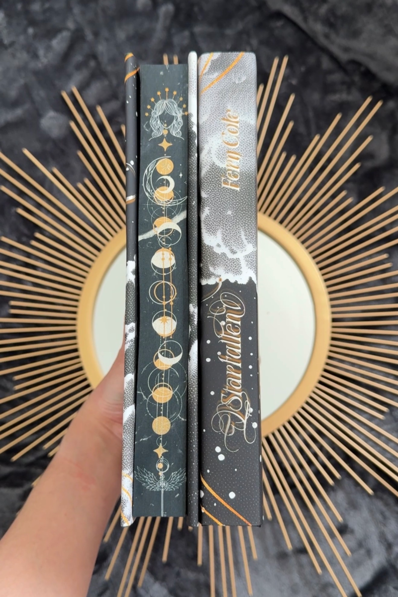 Starfallen special-edition spine and decorated page edges